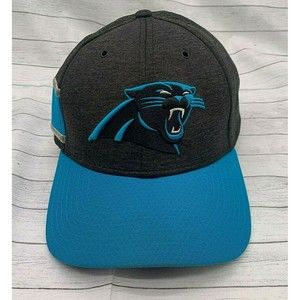 Carolina Panthers New Era 39Thirty Fitted Hat Cap Gray Blue Size L/XL